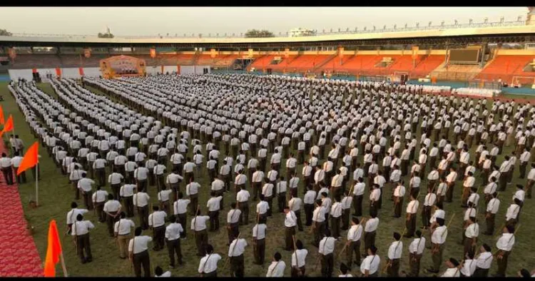 RSS Swayamsevaks in Ganvesh