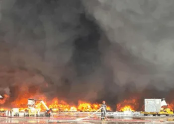 Fire at Dhaka Airport