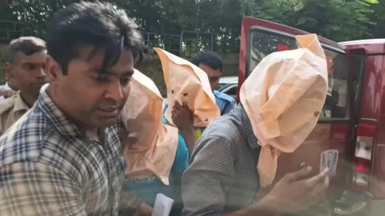 Arrested accused in the gangrape case