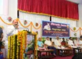 Union Minister of State for Home Affairs Bandi Sanjay Kumar addressing the gathering