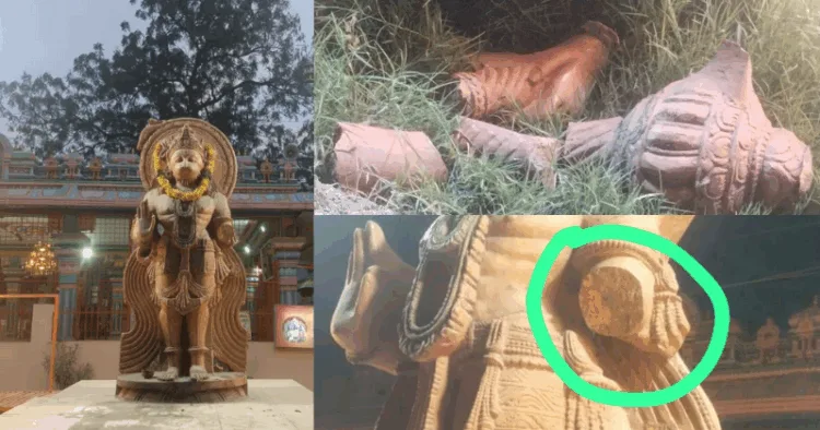 Telangana: Bhagwan Hanuman murti desecrated on Hyderabad outskirts,