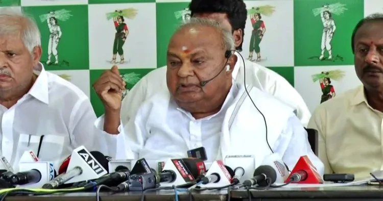 Former Prime Minister H.D. Deve Gowda