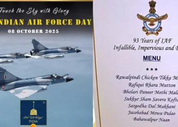 Menu of Indian Air Force on the occasion of IAF day
