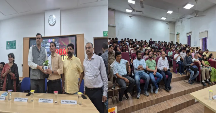Department of Political Science, Shaheed Bhagat Singh Evening College, University of Delhi, organised a symposium on “Urban Naxalism and the Battle for Minds: Safeguarding India’s Academic Spaces”