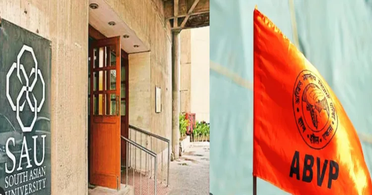 ABVP condemns sexual harassment of a female student at South Asian University