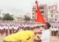 RSS Swayamsevaks at Malur town of Karnataka