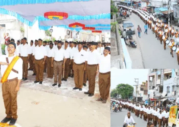 RSS at 100 in Korutla Town