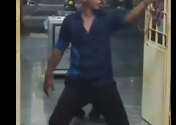 Ajmal Khan inside inside Vinayagar Temple in Tirupur