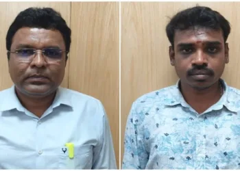 Officer on Special Duty (OSD) Jyothi Prakash and the car driver