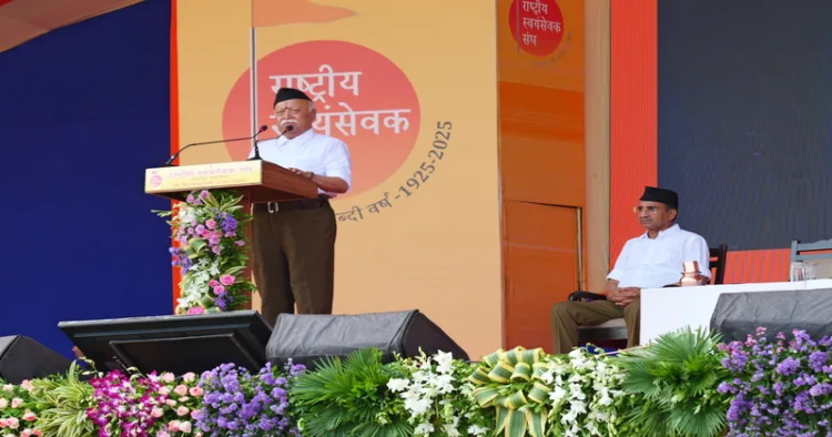RSS Sarsanghchalak Dr Mohan Bhagwat