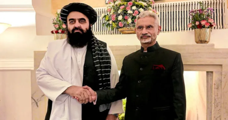 Afghan Foreign Minister Amir Khan Muttaqi and External Affairs Minister Dr. Jaishankar