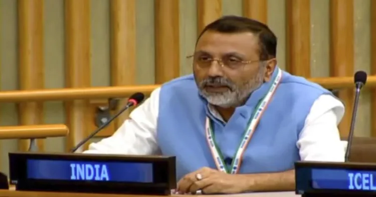 BJP Leader and Lok Sabha MP Nishikant Dubey