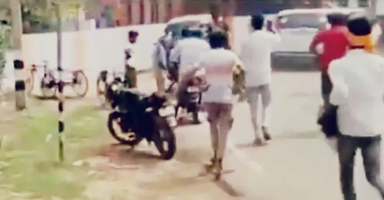 screengrab of the viral video