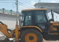 Sambhal administration uses bull dozer to remove illegally constructed marriage hall