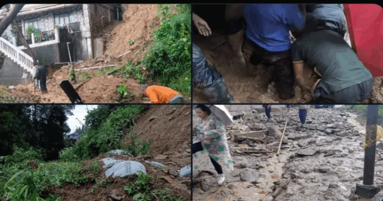 Heavy rains wreak havoc in Darjeeling