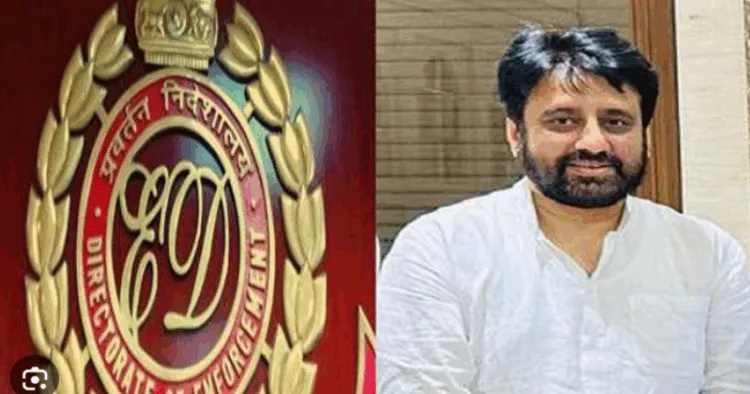 ED files case against AAP MLA Amanatullah Khan in Delhi Waqf Board Case