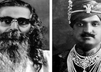 (Left) Guruji Golwalkar (Right) Maharaja Hari Singh