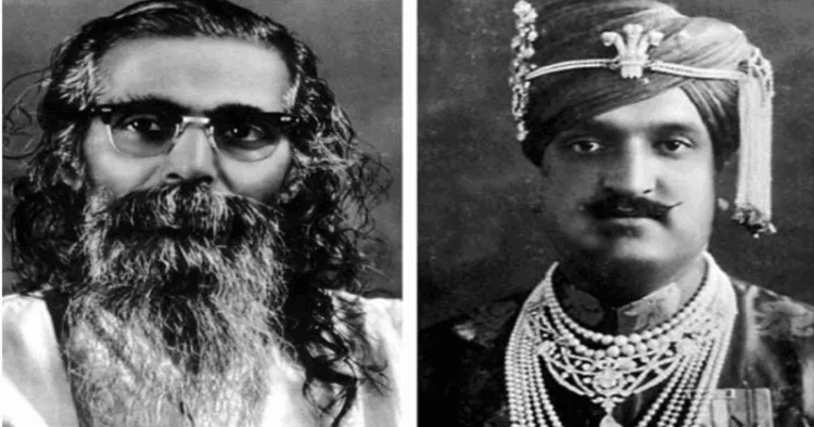 (Left) Guruji Golwalkar (Right) Maharaja Hari Singh