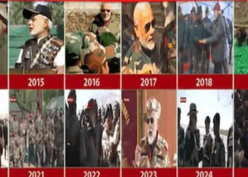 How PM Narendra Modi celebrated Deepwali with soldiers from 2014-2025