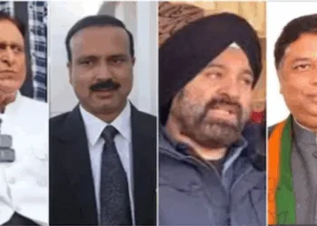 (From left to Right) Choudhary Mohammad Ramzan, Sajjad Kitchloo, Shammi Oberoi and Sat Pal Sharma