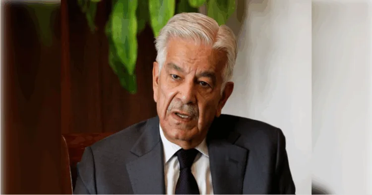 Pakistan Defence Minister Khawaja Asif