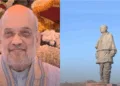 (Left) Union Home Minister Amit Shah
(Right) Sardar Patel's Statue of Unity