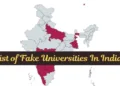 UGC releases list of fake universities across India ( Map Image: Map.chart.net)