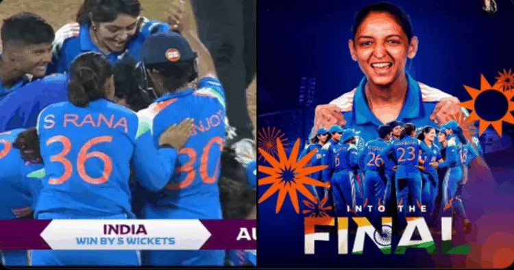 Indian Women Cricket Team make their way to the finals of Women World Cup Cricket as they beat Australia
