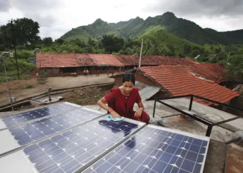 A bneficiary of PM Surya Ghar Bijli Yojna