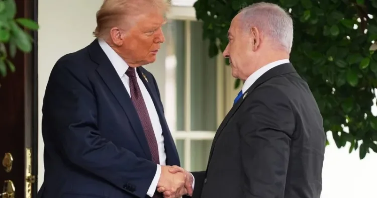 US president Donald Trump and Israel Prime minister Benjamin Netanyahu