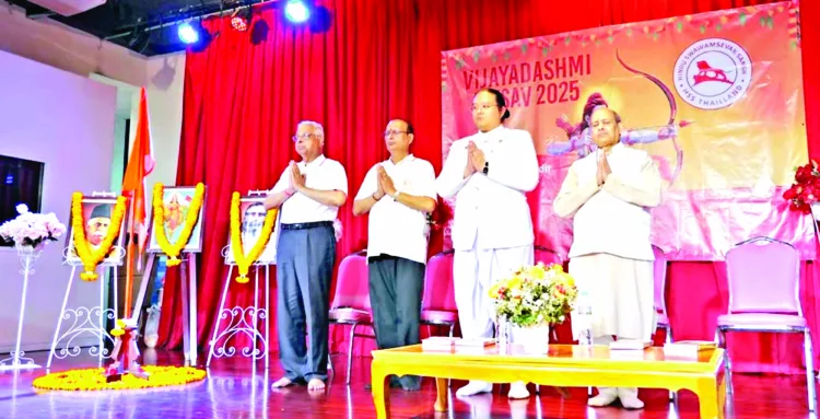 Hindu Swayamsevak Sangh (HSS) Thailand celebrated Vijayadashami Utsav in a traditional way in Bangkok on October 5.