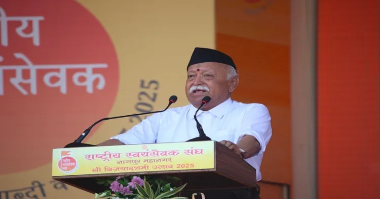 RSS Sarsanghchalak Dr Mohan Bhagwat