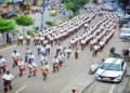 Swayamsevaks do Path Sanchalan