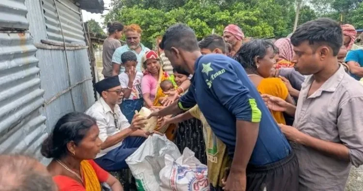 RSS Swayamsevaks lead flood relief operations in West Bengal