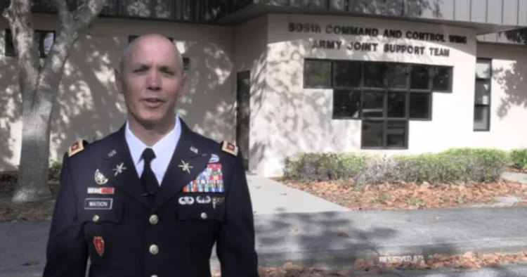 US Army Major James Watson