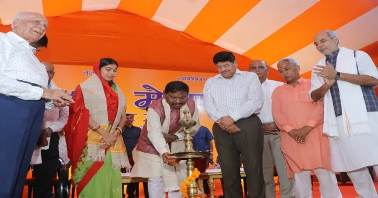 Former Jharkhand Chief Minister and former Union Minister Arjun Munda inaugurated the Swadeshi Mela