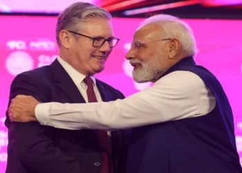 British Prime Minister Keir Starmer and Prime Minister Narendra Modi