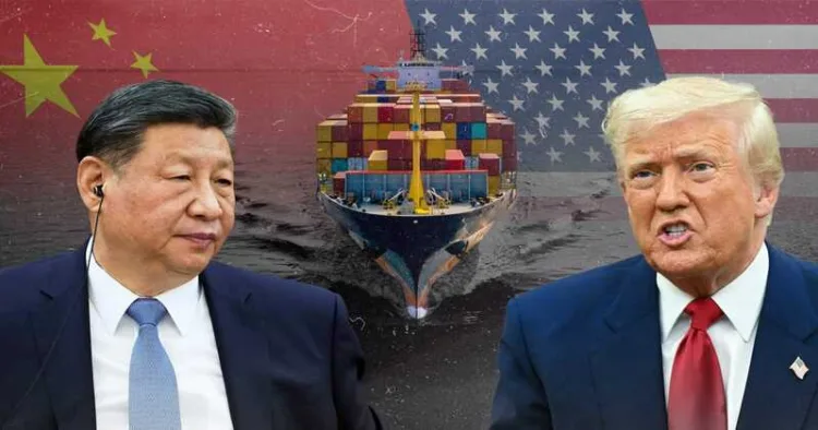 Chinese President Xi Jinping & US President Donald Trump