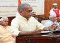 J. Nandakumar delivers the Dr. Syama Prasad Mookerjee Memorial Lecture at Kerala Raj Bhavan, Thiruvananthapuram