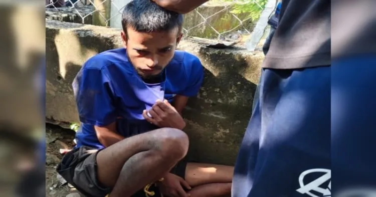 Accused Abed Ali, arrested for the brutal beheading of a specially-abled Hindu woman in Tezpur