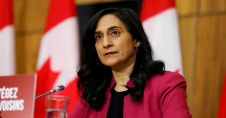 Canadian Foreign Minister Anita Anand