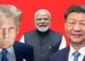 US President Donald Trump, Prime Minister Narendra Modi, Chinese President Xi Jinping