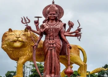 108-Foot Maa Durga Statue in Mauritius