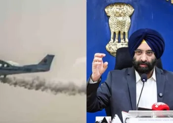 Environment Minister Manjinder Singh Sirsa (Right)