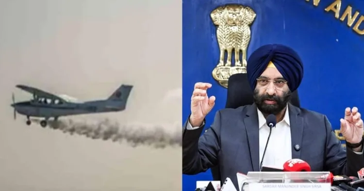 Environment Minister Manjinder Singh Sirsa (Right)