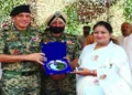 Delhi Chief Minister Rekha Gupta launched a water pipeline project at a BSF camp