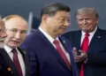 Prime minister Narendra Modi, Russian President Vladimir Putin, Chinese President Xi Jinping and US President Donald Trump