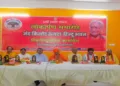 Milind Parande, Secretary General, Vishva Hindu Parishad, at the inauguration ceremony of the VHP Kashi office.