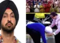 SFJ threatens Punjabi singer Diljit Dosanjh for touching feet of Bollywood actor Amitabh Bachchan
