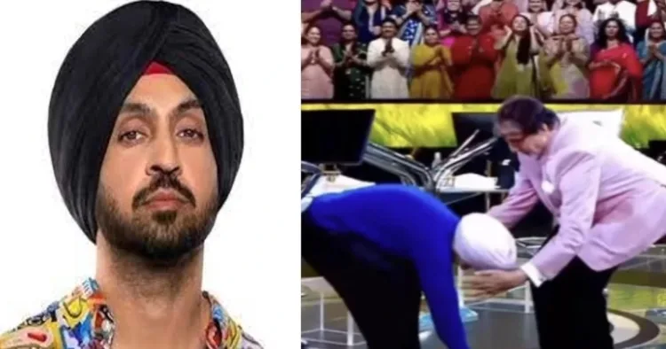 SFJ threatens Punjabi singer Diljit Dosanjh for touching feet of Bollywood actor Amitabh Bachchan